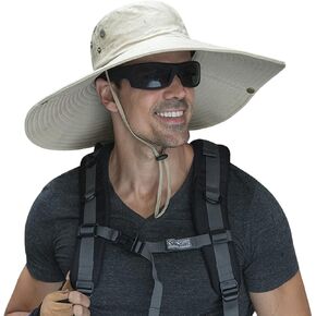 HUAMULAN Wide Brim Sun Hats Men and Women Bucket Safari Fishing Hat for Hiking Garden Lawn Work Camping Outdoor in Kuwait