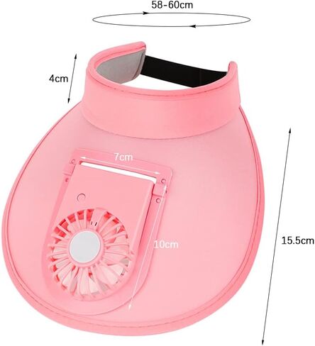 Summer Fan Cooling Baseball Cap Unisex USB Charging Golf Hat Empty Top Fan Cap Breathable Sun Fan Hat Sunscreen Cap in Kuwait