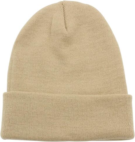 Top Level Beanie Men Women - Unisex Cuffed Plain Skull Knit Hat Cap in Kuwait