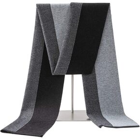 Lallier Men's Merino Wool Scarf, Long Winter Neckwear with Gift Box in Kuwait
