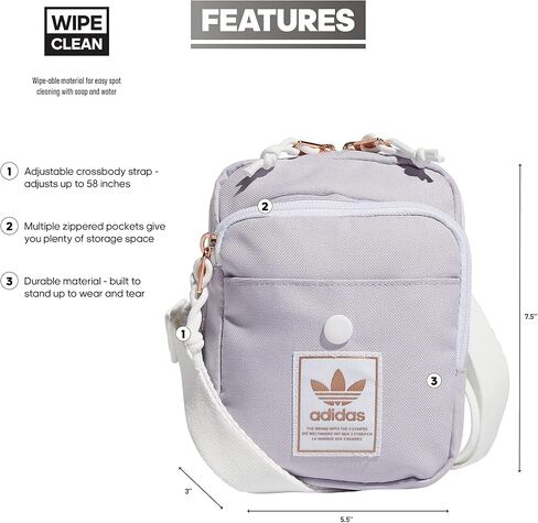 حقيبة كروس اديداس اوريجينالز يوتيليتي فيستيفال 3.0، سوداء، مقاس واحد in Kuwait