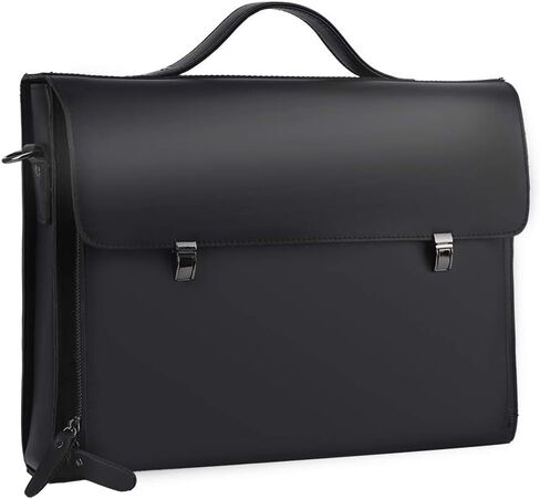 Leathario Leather Briefcase for Men Leather Laptop Bag Shoulder Messenger Bag Business Work Bag in Saudi Arabia