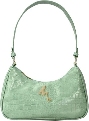 The Little Mermaid Croco Handbag with Ariel Metal Badge in Kuwait