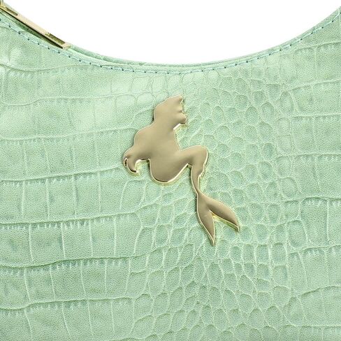 The Little Mermaid Croco Handbag with Ariel Metal Badge in Kuwait