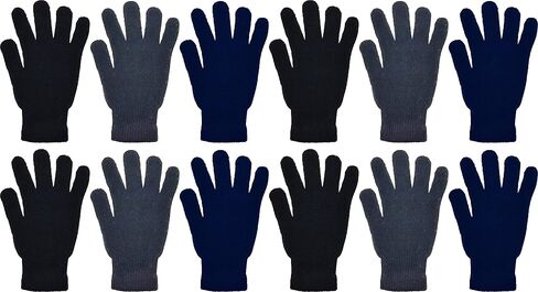 48x Winter Beanies & Gloves Combo Pack, Bulk Pack for Men Women, Warm Cozy Gift in Kuwait