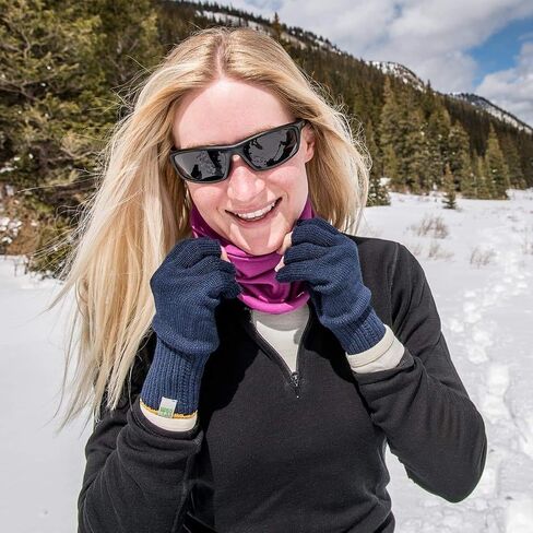 Merino Wool Fingerless Gloves - Hunting and Fishing Glove Liner in Saudi Arabia