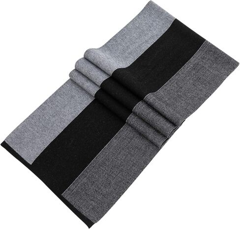 Lallier Men's Merino Wool Scarf, Long Winter Neckwear with Gift Box in Kuwait