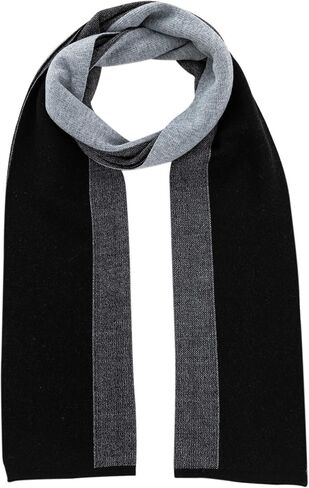 Lallier Men's Merino Wool Scarf, Long Winter Neckwear with Gift Box in Kuwait