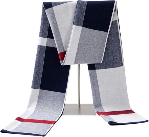Lallier Men's Merino Wool Scarf, Long Winter Neckwear with Gift Box in Kuwait