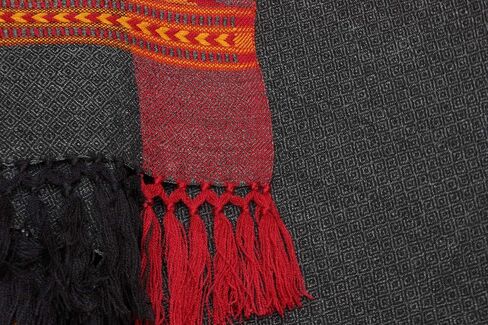 Om Shanti Crafts Meditation or Prayer Shawl or Plain Blanket, Wool Shawl/Wrap, Oversize Scarf. Unisex in Saudi Arabia