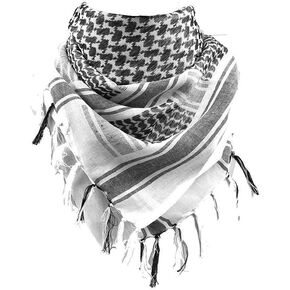 FREE SOLDIER Scarf Military Shemagh Tactical Desert Keffiyeh Head Neck Scarf Arab Wrap with Tassel 43x43 inches