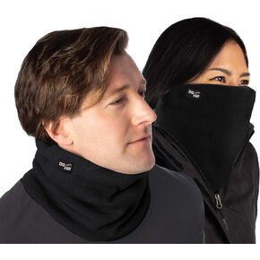 DG Hill (2 Pack) Thick Heat Trapping Thermal Neck Warmers, Winter Neck Gaiter Set Fleece Lined in Kuwait