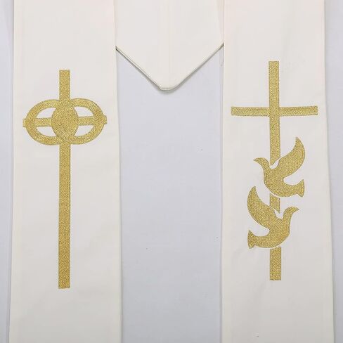 BLESSUME Pastor Wedding Embroidery Stole in Saudi Arabia