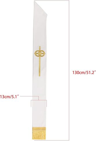 BLESSUME Pastor Wedding Embroidery Stole in Saudi Arabia