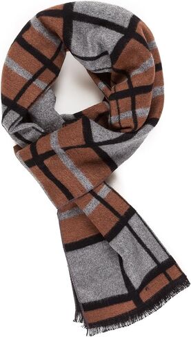Scarf for Men Reversible Elegant Classic Cashmere Feel Scarves for Spring Fall Winter in Kuwait