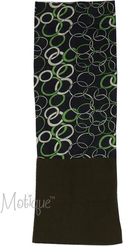 Patterned Neck Gaiter Face Scarf With Fleece Bottom in Kuwait