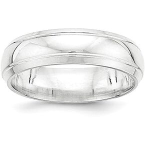 Solid 925 Sterling Silver 6mm Unique Wedding Band Ring in Saudi Arabia