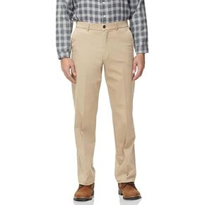 Soojun Men's Classic Fit Casual Stretch Khaki Pant Easy Flex Pants in Saudi Arabia