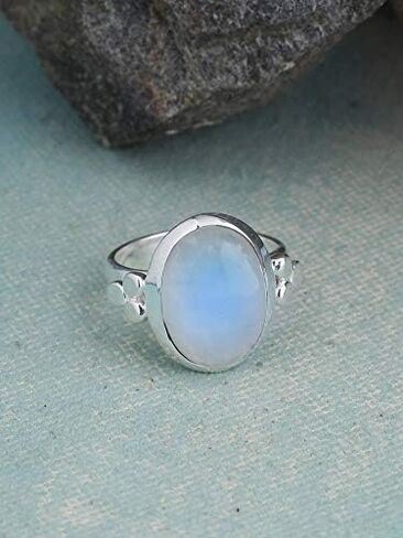 مجوهرات YoTreasure Rainbow Moonstone 925 من الفضة الاسترليني in Saudi Arabia