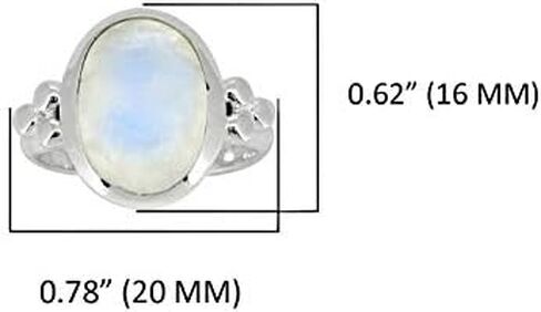 مجوهرات YoTreasure Rainbow Moonstone 925 من الفضة الاسترليني in Saudi Arabia