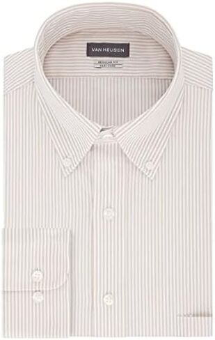 Van Heusen Men's Dress Shirt Regular Fit Pinpoint Stripe in Saudi Arabia