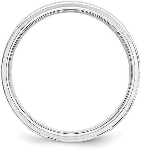 Solid 925 Sterling Silver 6mm Unique Wedding Band Ring in Saudi Arabia