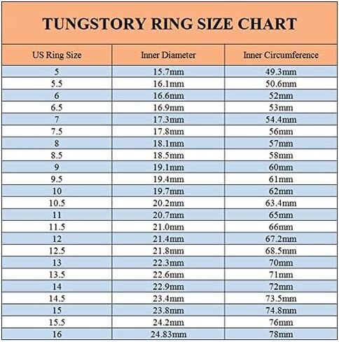 TUNGSTORY 8mm Men's Black Tungsten Carbide Wedding Band Rings with Imitated Meteorite Inlay Beveled Edge Comfort Fit Size 7-12 in Saudi Arabia