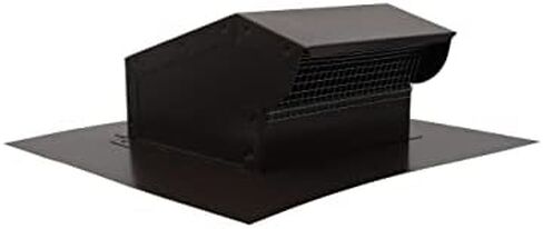 Rooftop Exhaust Vent Cap with Damper (8 Inch, Black) in Saudi Arabia