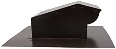 Rooftop Exhaust Vent Cap with Damper (8 Inch, Black) in Saudi Arabia