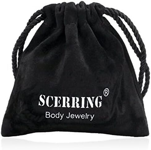 SCERRING 16G 14G Surgical Steel Industrial Barbell for Women Men Cartilage Earring Helix Rings Body Piercing Jewelry 1 1/2 Inch 38mm 10PCS in Saudi Arabia
