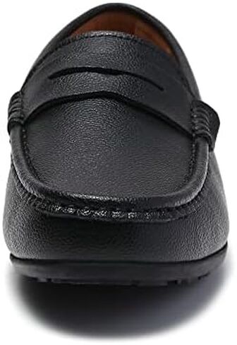 JINDELI Men's Leather Casual Slip on Loafers Driving Walking Shoes in Saudi Arabia