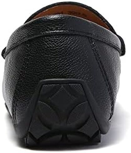 JINDELI Men's Leather Casual Slip on Loafers Driving Walking Shoes in Saudi Arabia