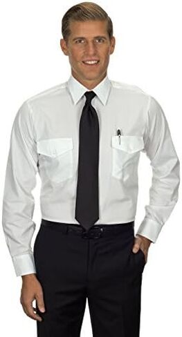 Van Heusen Men's Pilot Dress Shirt Long Sleeve Aviator in Saudi Arabia