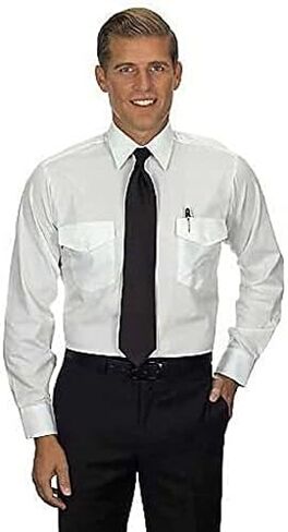 Van Heusen Men's Pilot Dress Shirt Long Sleeve Aviator in Saudi Arabia
