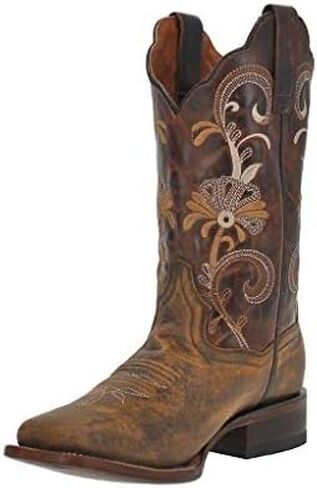 Dan Post Women's Sabina Western Boot Wide Square Toe in Saudi Arabia