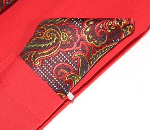 Men’s Regular Fit French Cuffs Metal Fabrication Dress Shirts with Tie Hanky Cufflinks Combo in Kuwait