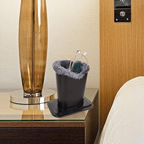 Baitaihem Pack of 2 Plush Lined Eyeglasses Holder Stand Protective Glasses Case For Desks Or Nightstands in Kuwait