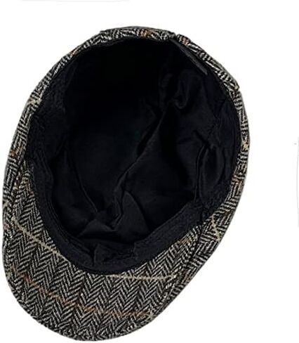 Plaid Flat Caps Hats for Men Herringbone Newsboy Golf Cap Beret Ivy Caps for Driving Hunting Fishing in Kuwait
