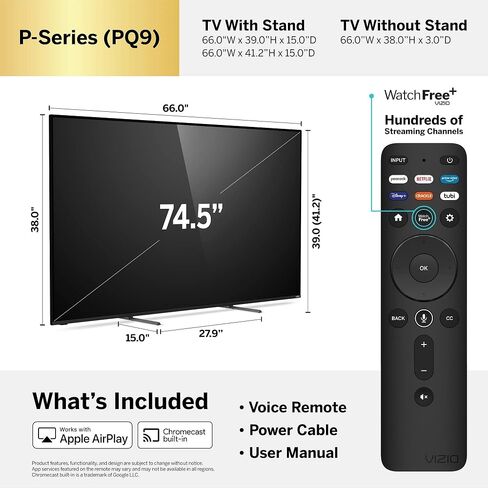 VIZIO 40-inch D-Series Full HD 1080p Smart TV with Apple AirPlay and Chromecast Built-in, Alexa Compatibility, D40f-J09, 2022 Model in Kuwait