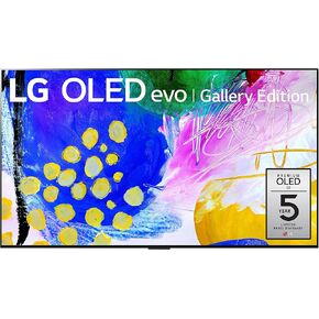 LG 83-Inch Class OLED evo Gallery Edition G2 Series Alexa Built-in 4K Smart TV, 120Hz Refresh Rate, AI-Powered, Dolby Vision IQ and Dolby Atmos, WiSA Ready, Cloud Gaming (OLED83G2PUA, 2022) (Renewed) in Kuwait