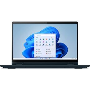 Lenovo Ideapad Flex 5-2022 - دفتر يومي - كمبيوتر محمول 2 في 1 - شاشة لمس عالية الدقة Windows 11 - 14 بوصة - ذاكرة 4 جيجابايت - تخزين 128 جيجابايت - AMD Ryzen 3 - Abyss Blue in Kuwait