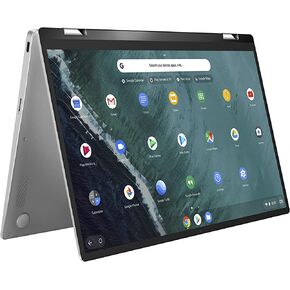 ASUS Chromebook Flip C434 2-In-1 Laptop, 14" Full HD Touchscreen 4-Way NanoEdge, Intel Core M3-8100Y Processor, 4GB RAM, 64GB eMMC Storage, All-Metal Body, Backlit KB, Chrome OS- C434TA-DSM4T, Silver