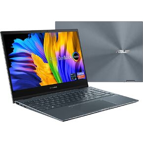 اسس لابتوب زين بوك فليب 13 UX363EA OLED005W، شاشة لمس i5 1135G7 8GB 512GB SSD، ويندوز 11 هوم، شاشة 13.3 انش FHD 1920X1080 16:9 OLED وكاميرا ويب HD، كيبورد انجليزي عربي باضاءة خلفية، رمادي in Kuwait
