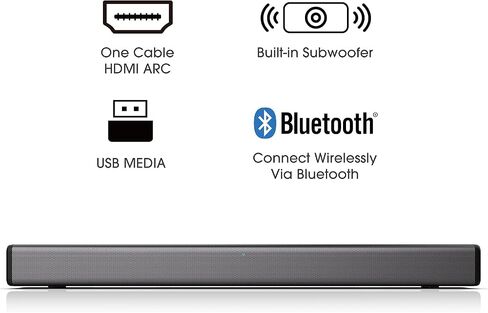 Hisense 70-Inch Class A6 Series 4K UHD Smart Google TV with Alexa Compatibility, Dolby Vision HDR & HS214 2.1ch Sound Bar with Built-in Subwoofer, 108W in Saudi Arabia
