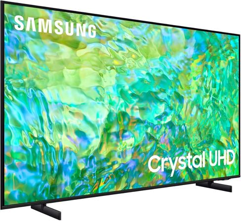 SAMSUNG 65-Inch Class Crystal UHD CU8000 Series PurColor, Object Tracking Sound Lite, Q-Symphony, Motion Xcelerator, Ultra Slim, Solar Remote, Smart TV with Alexa Built-in (UN65CU8000, 2023 Model) in Kuwait