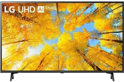LG 43-Inch Class 4K Ultra HD 2160p WebOS Smart TV HDR UQ7590 Series Game Optimizer Bluetooth Compatible with Alexa & Google Assistant 43UQ7590PUB (Renewed) in Kuwait