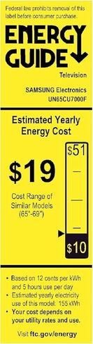 سامسونج فئة 50 بوصة UHD CU7000 Series PurColor، صوت تتبع الكائنات، Q-Symphony، ترقية 4K، HDR، مركز الألعاب، تلفزيون ذكي مع Alexa مدمج (UN50CU7000، موديل 2023) in Kuwait