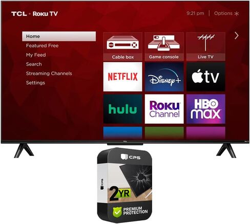 TCL 40S355 40 بوصة فئة 3-Series Full HD 1080p LED Smart Roku TV Bundle مع 2 YR CPS حزمة حماية محسنة in Saudi Arabia