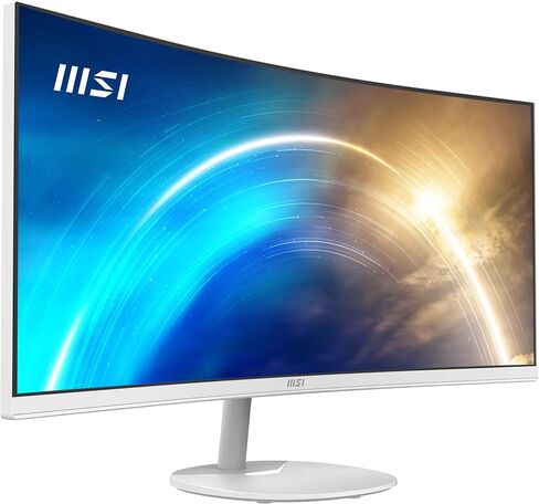 MSI Pro MP341CQW، 34 بوصة، 3440 × 1440 (UWQHD)، VA، 100 هرتز، 1 مللي ثانية، HDMI، 1 (v1.2a)، إمالة in Saudi Arabia