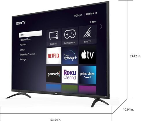 RCA SMART 55-inch 4K UHD Quantum Dot Pixel LED HDTV, 3 HDMI ports in Saudi Arabia